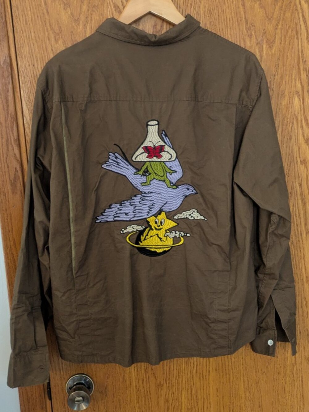 Brain Dead button down